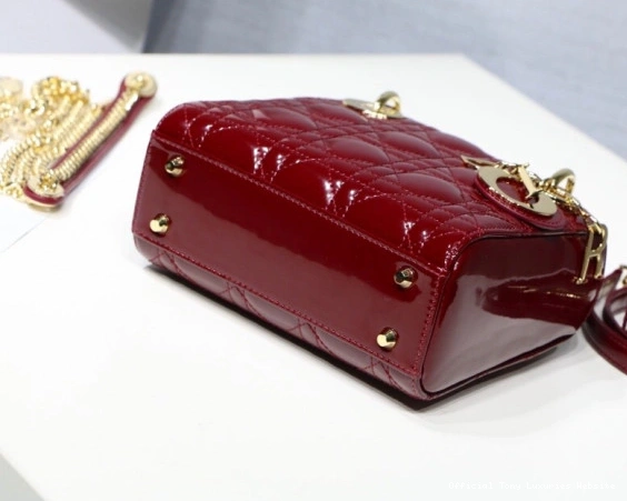 Tony Luxuries patent With diro leather Lady Mini Cow 0710